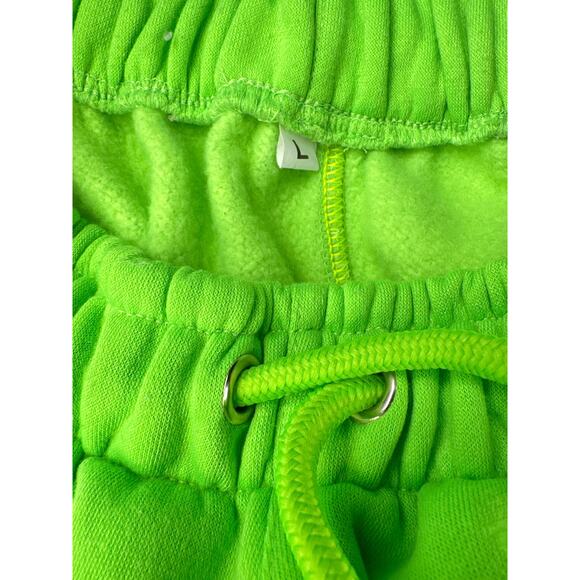 Everlast x Overthrow - PUNK! Hoodie and Bones Sweatpants in Neon Green - Picture 3 of 8